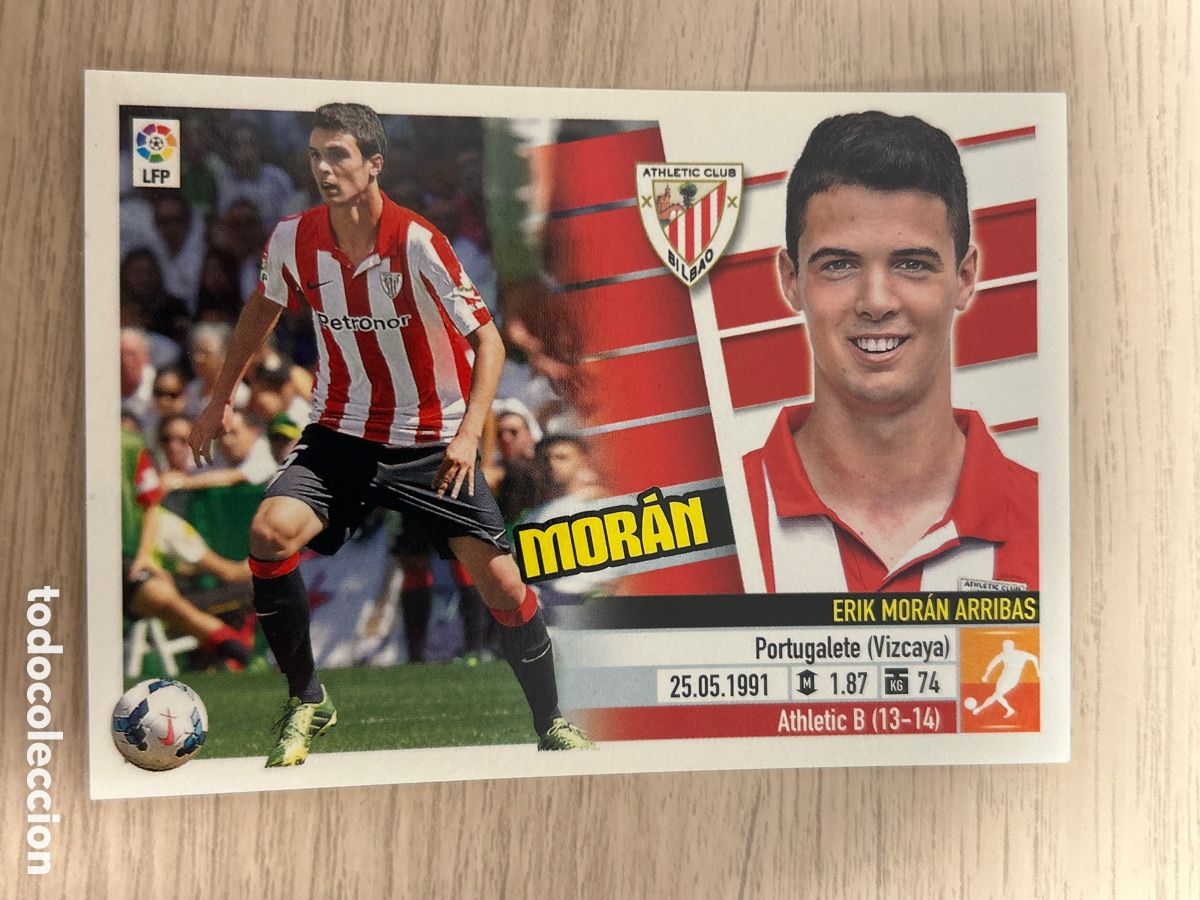 Cromos de F&uacute;tbol: MORAN ATHLETIC CLUB DE BILBAO COLOCA LIGA ESTE 2013 2014 13 14 SIN PEGAR NUNCA PEGADO