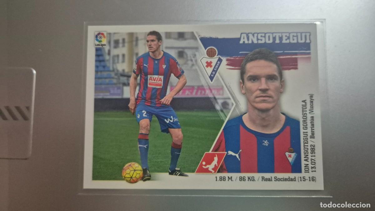 Football Stickers: LIGA EDICIONES ESTE 2015 2016 MERCADO DE INVIERNO + ACTUALIZACION N&ordm; 9 ANSOTEGUI