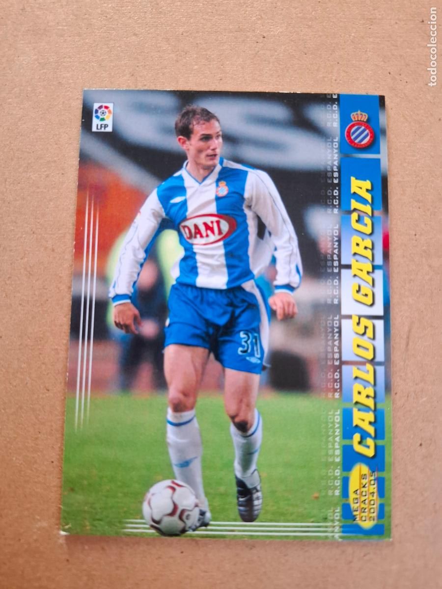 Fu&szlig;ball-Sticker: MEGACRACKS 2004 2005 04 05 - PANINI - 114 CARLOS GARC&Iacute;A ( BAJA ) - RCD. ESPANYOL