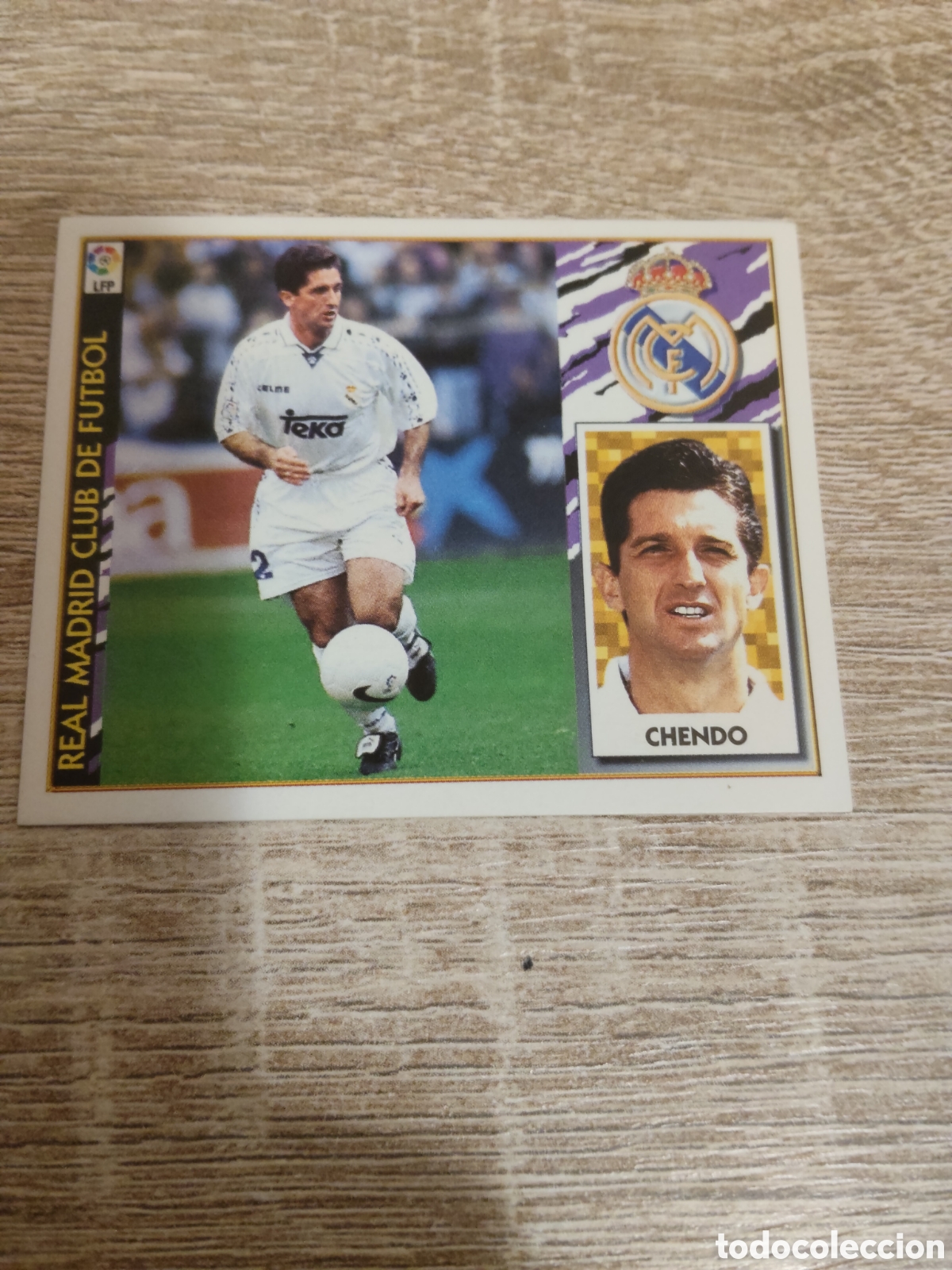 Cromos de F&uacute;tbol: Chendo Real Madrid liga 1997 1998 97 98 ediciones este