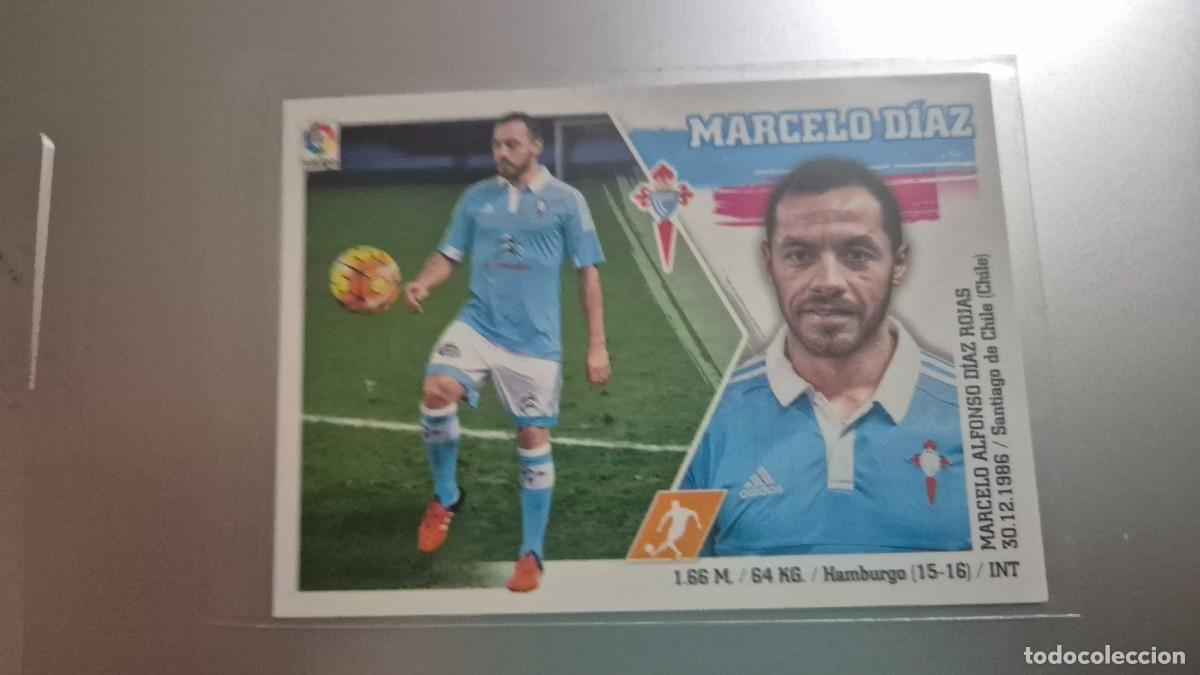 Football Stickers: LIGA EDICIONES ESTE 2015 2016 MERCADO DE INVIERNO + ACTUALIZACION N&ordm; 6 MARCELO DIAZ