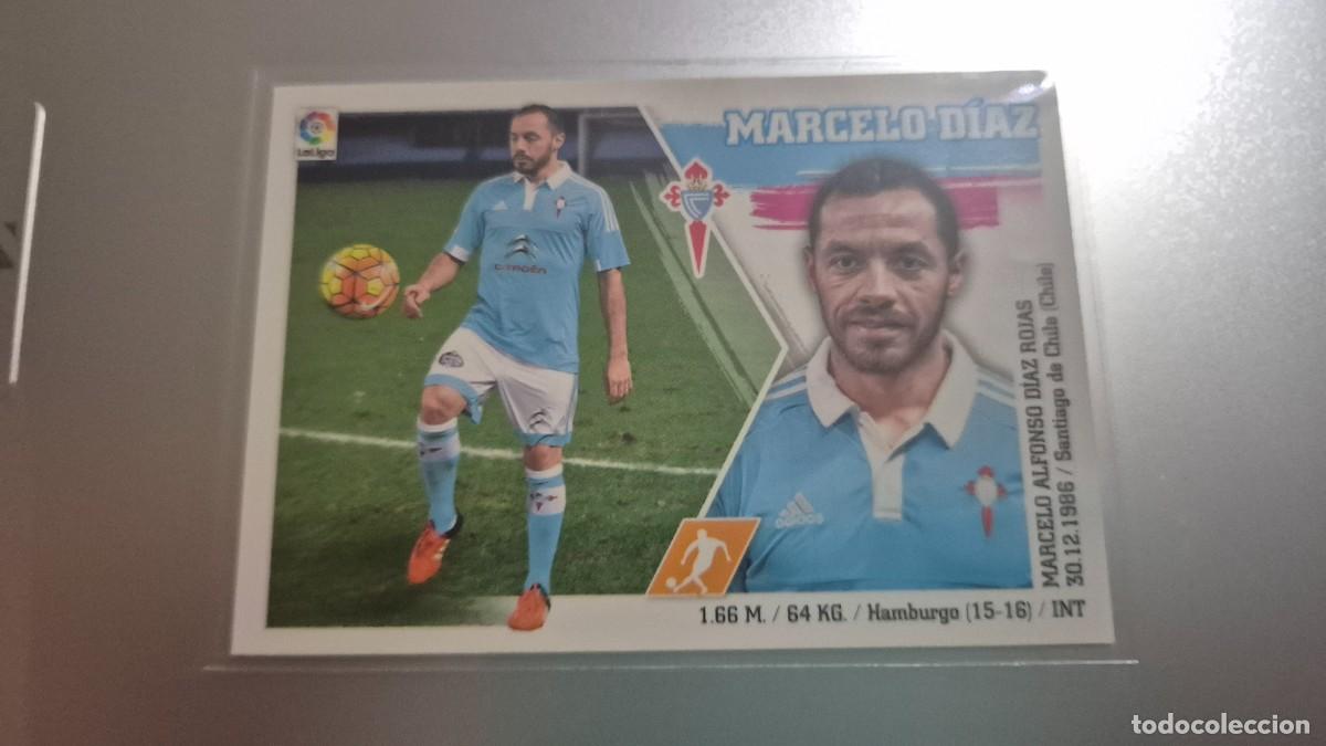 Football Stickers: LIGA EDICIONES ESTE 2015 2016 MERCADO DE INVIERNO + ACTUALIZACION N&ordm; 6 MARCELO DIAZ
