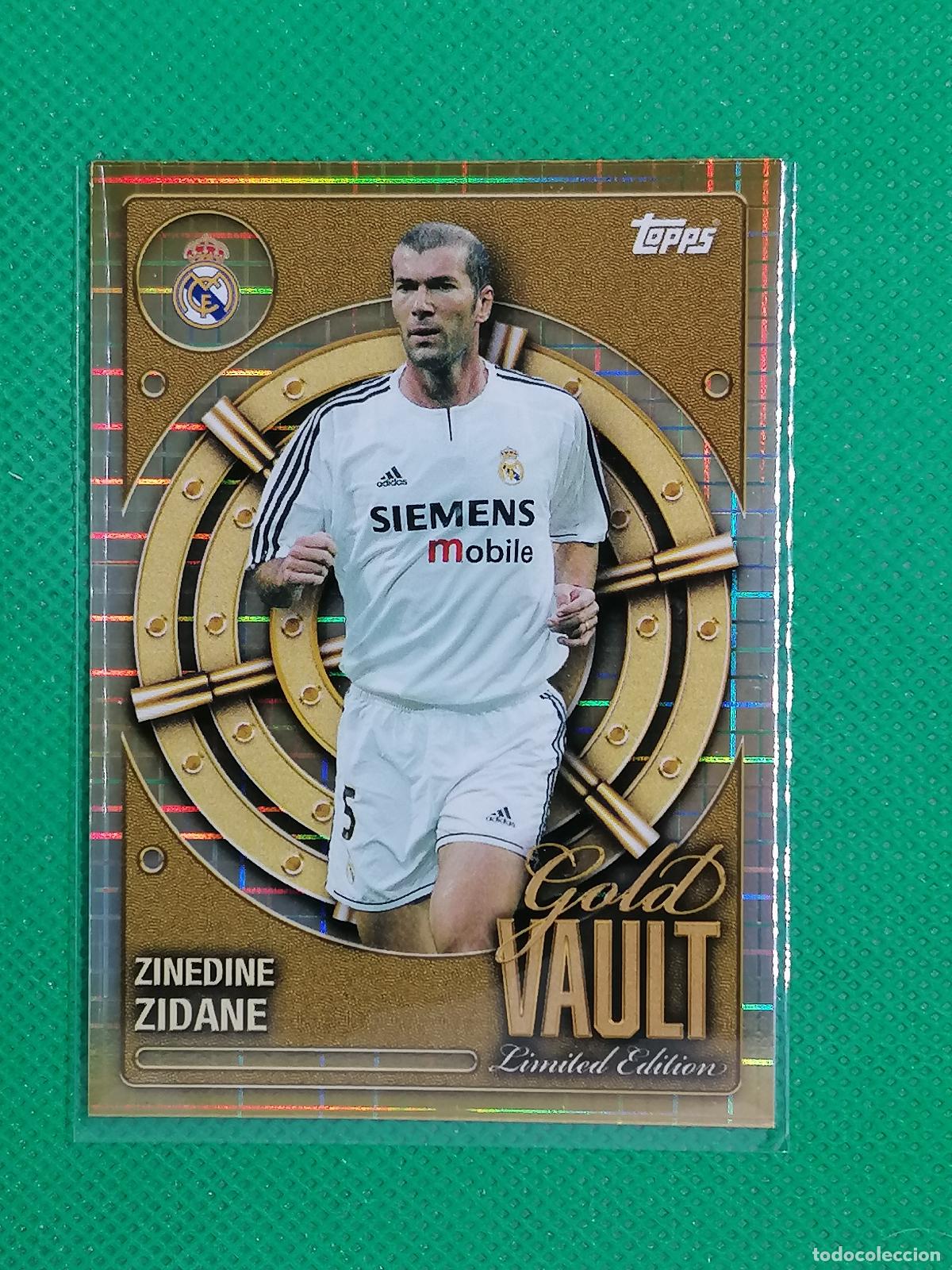 gv-5 gv5 zinedine zidane gold vault limited ⚽ t - Buy Collectible