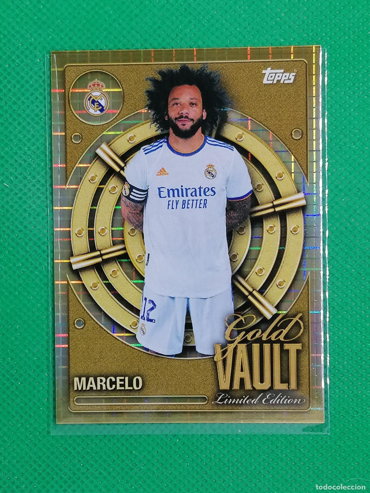 Figurine di Calcio: GV-2 GV2 MARCELO GOLD VAULT LIMITED ⚽ TOPPS REAL MADRID COLLECTOR TIN 25 26 2025 2026 ⚽