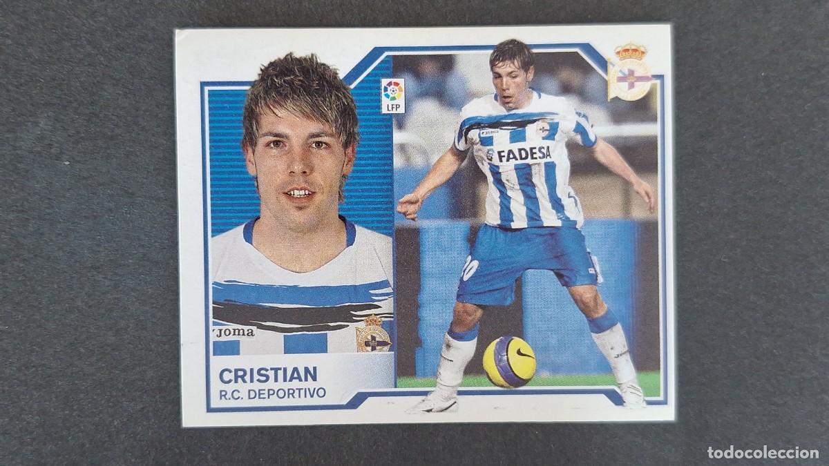 Cromos de Futebol: L3 CRISTIAN DEPORTIVO DE LA CORU&Ntilde;A LIGA ESTE 2007 2008 07 08 NUNCA PEGADO SIN PEGAR
