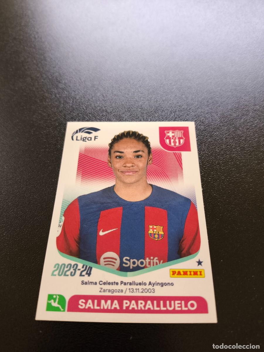 Figurine di Calcio: 59 SALMA PARALLUELO BARCELONA SIN PEGAR LIGA F FEMENINA PANINI 2023 2024 23 24