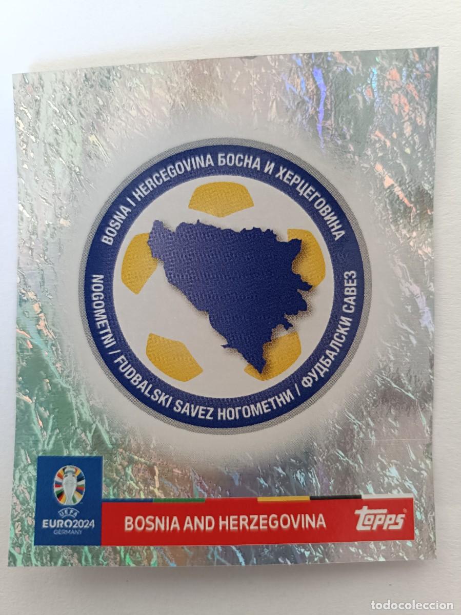 Cromos de f&uacute;tbol: #BIH 1 ESCUDO BOSNIA HERCEGOVINA UEFA EURO 2024 TOPPS