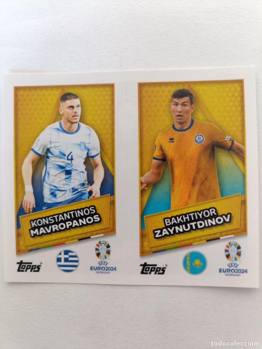 Cromos de f&uacute;tbol: #GRE SP-KAZ SP MAVROPANOS-ZAYNUTDINOV GRECIA-KAZAJISTAN UEFA EURO 2024 TOPPS