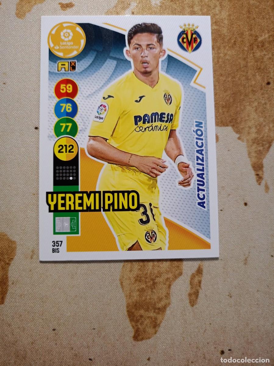 Cartes &agrave; collectionner de Football: Villarreal 357 bis YEREMI PINO adrenalyn 2020-21