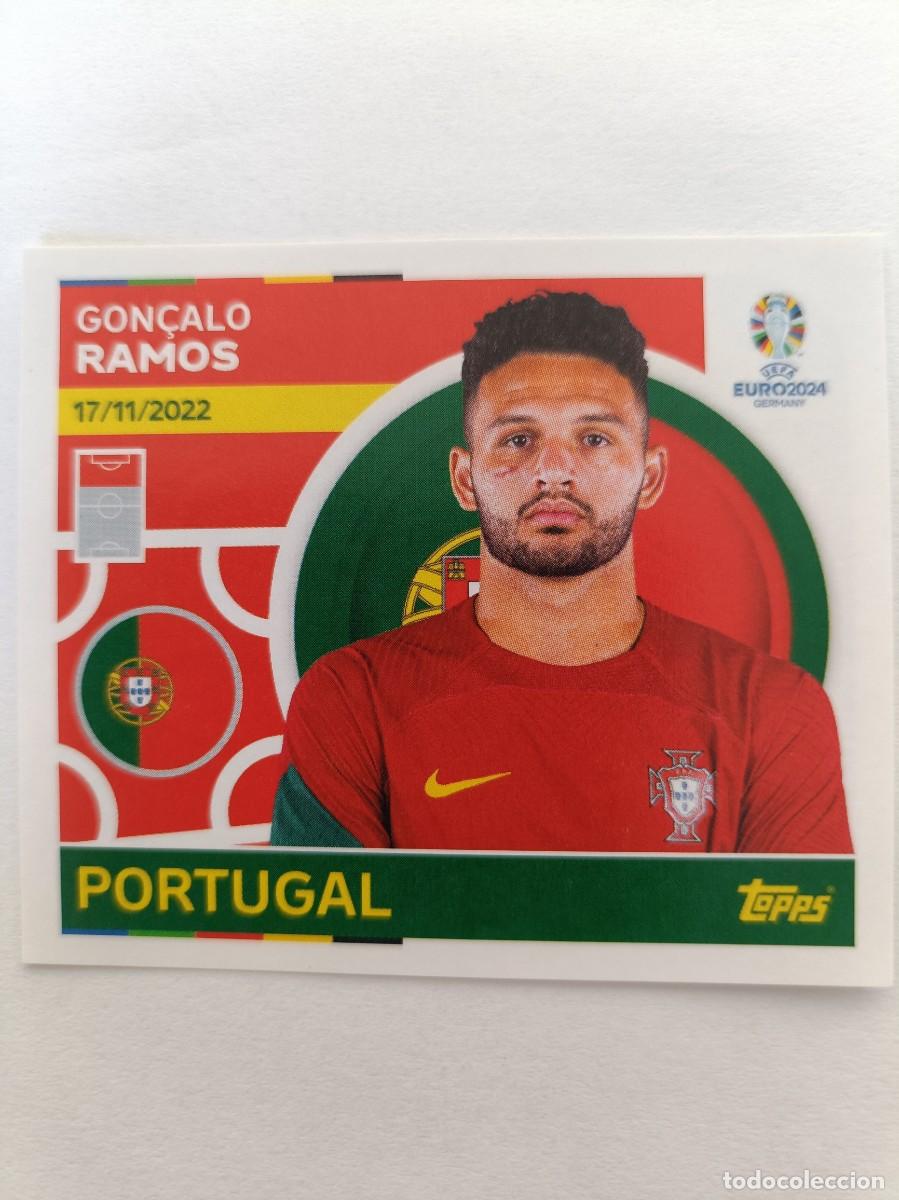Cromos de f&uacute;tbol: #POR 19 GON&Ccedil;ALO RAMOS PORTUGAL UEFA EURO 2024 TOPPS