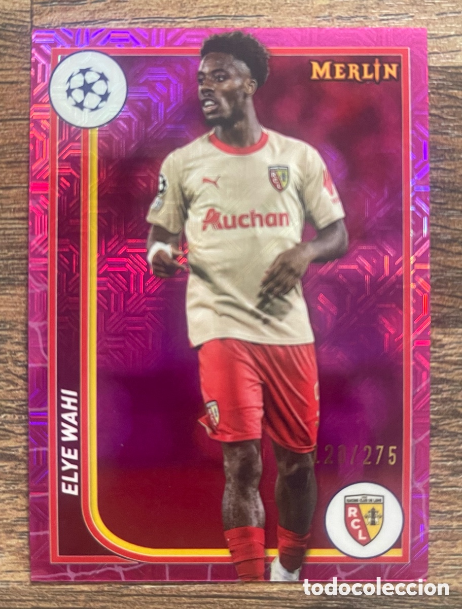 Fu&szlig;ball-Sticker: Elye Wahi /275 Merlin