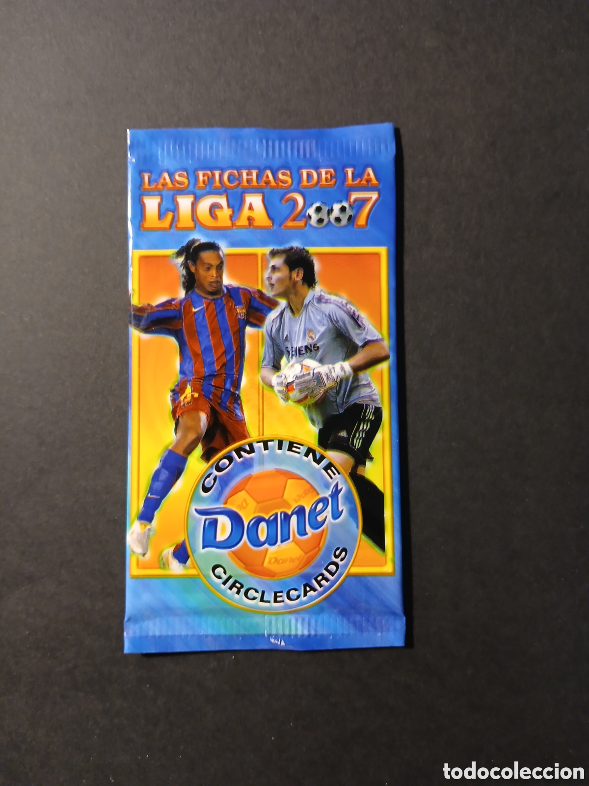 Cromos de f&uacute;tbol: SOBRE SIN ABRIR FICHAS LIGA 2007 07 VERSION DANET CIRCULARES MUNDICROMO NUNCA ABIERTO