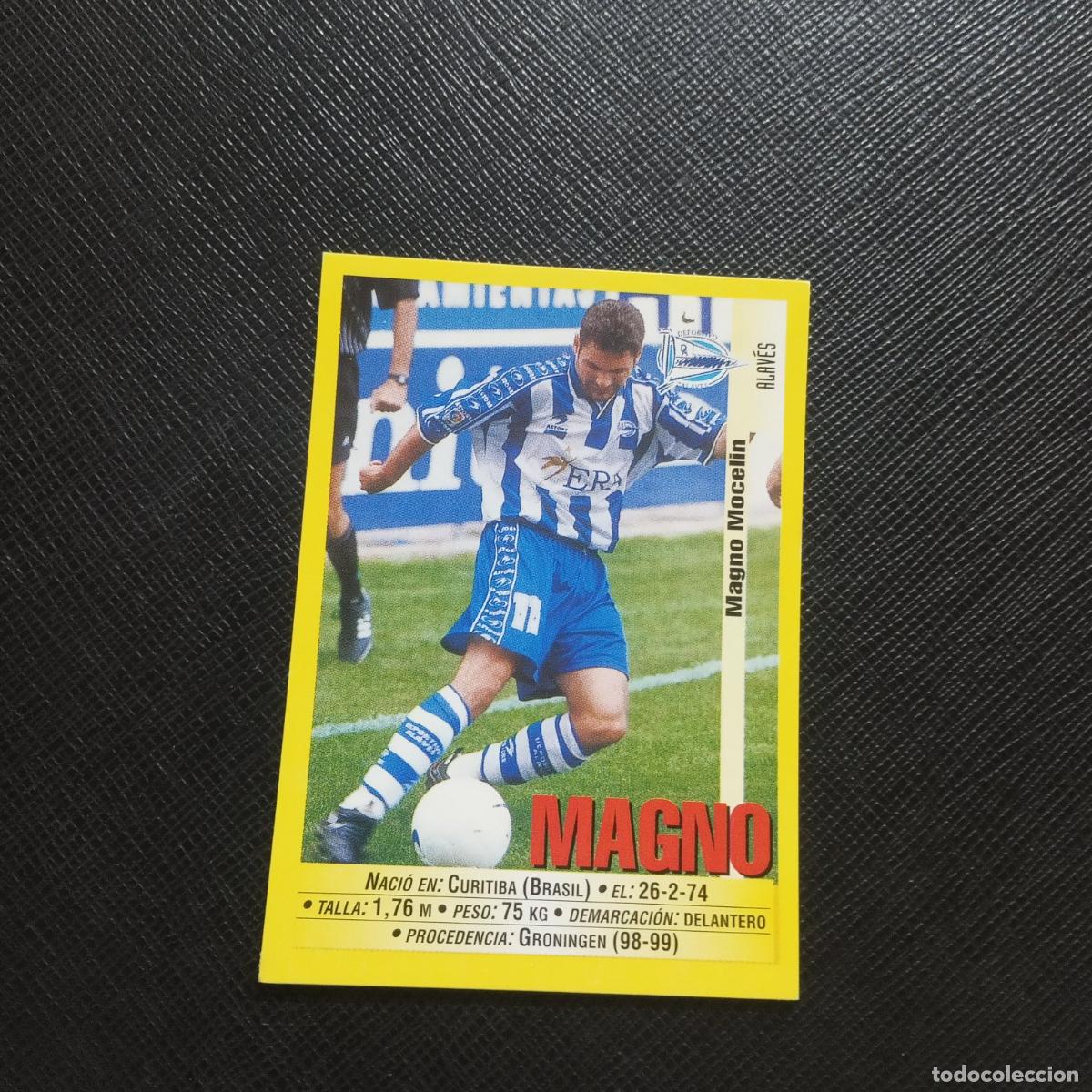 Fu&szlig;ball-Sticker: 302 MAGNO ALAVES PANINI 1999 2000 CROMO FUTBOL 99 00 - SIN PEGAR - A154 PG29