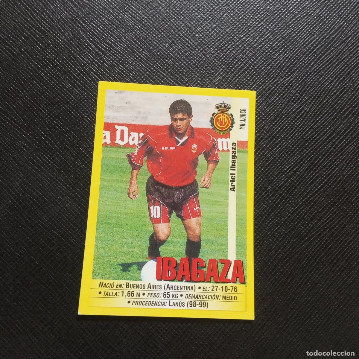 Fu&szlig;ball-Sticker: 51 IBAGAZA MALLORCA PANINI 1999 2000 CROMO FUTBOL 99 00 - SIN PEGAR - A154 PG30 B