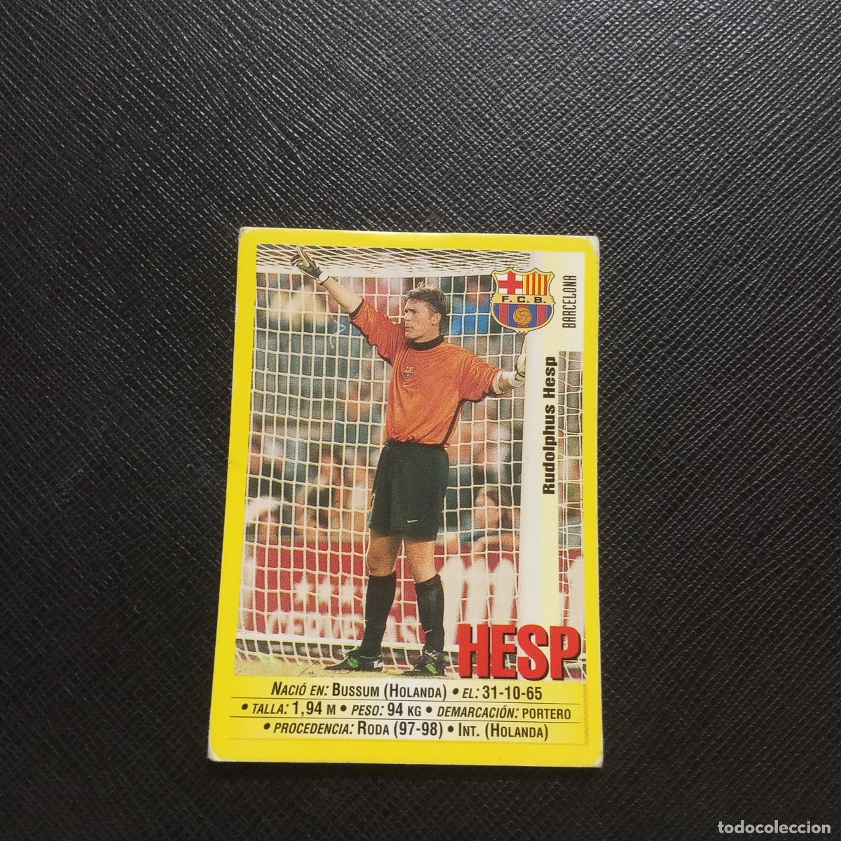 Figurine di Calcio: 2 HESP BARCELONA PANINI 1999 2000 CROMO FUTBOL 99 00 - SIN PEGAR - A144 PG28 B