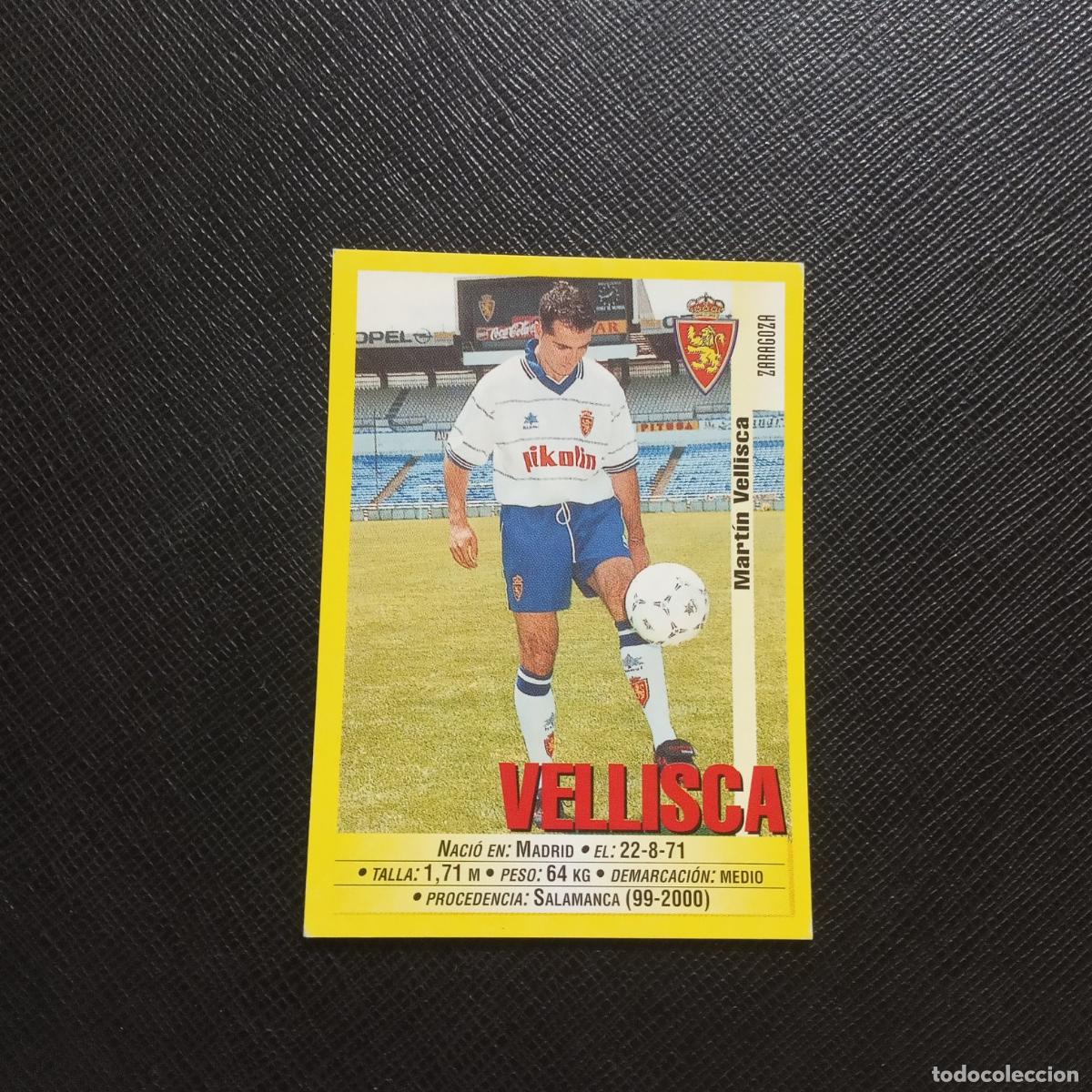 Fu&szlig;ball-Sticker: 166 VELLISCA ZARAGOZA PANINI 1999 2000 CROMO FUTBOL 99 00 - SIN PEGAR - A144 PG127 VERSION