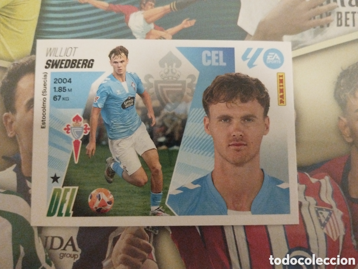 Cromos de F&uacute;tbol: LIGA ESTE 2025 2026 25 26 - PANINI - N&ordm; 18 SWEDBERG REAL CLUB CELTA DE VIGO