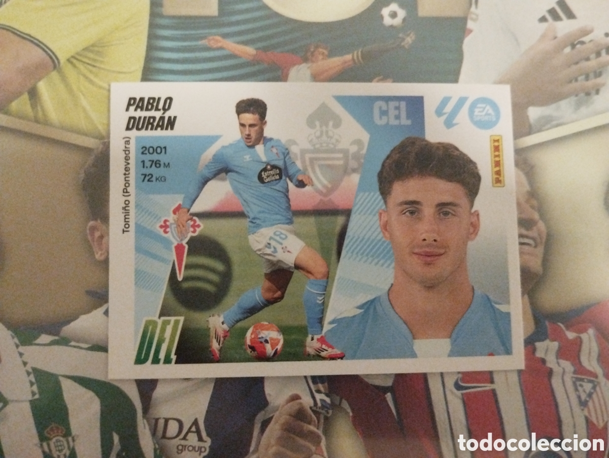 Cromos de F&uacute;tbol: LIGA ESTE 2025 2026 25 26 - PANINI - N&ordm; 17 PABLO DUR&Aacute;N REAL CLUB CELTA DE VIGO