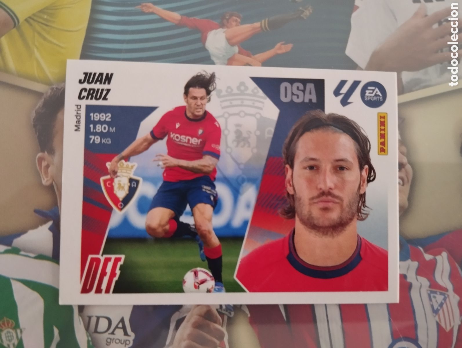 Cromos de Futebol: LIGA ESTE 2025 2026 25 26 - PANINI - N&ordm; 9 JUAN CRUZ CA OSASUNA