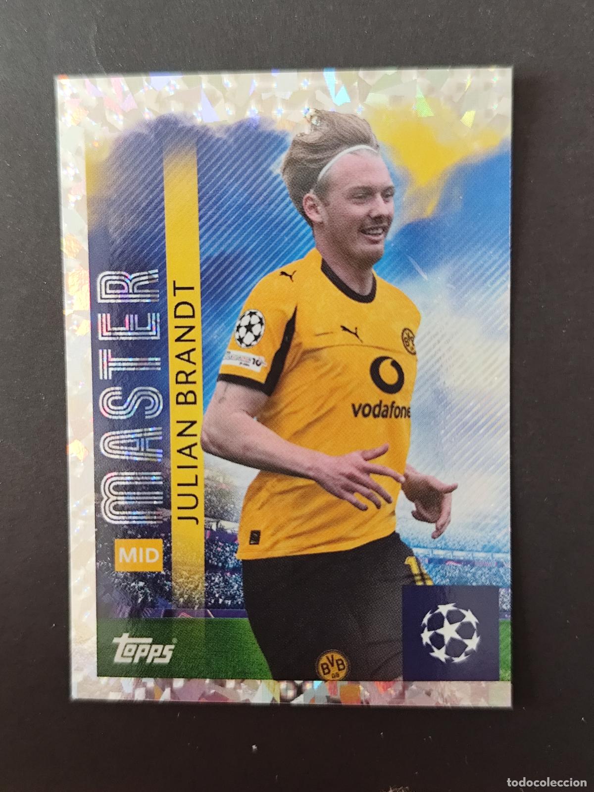 Cromos de F&uacute;tbol: 146 JULIAN BRANDT BORUSSIA DORTMUND MASTER STICKER CHAMPIONS LEAGUE 2025 2026 25 26 TOPPS