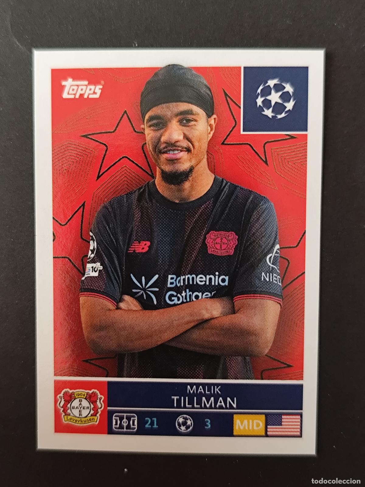 Figurine di Calcio: 136 MALIK TILLMAN BAYER 04 LEVERKUSEN STICKER CHAMPIONS LEAGUE 2025 2026 25 26 TOPPS