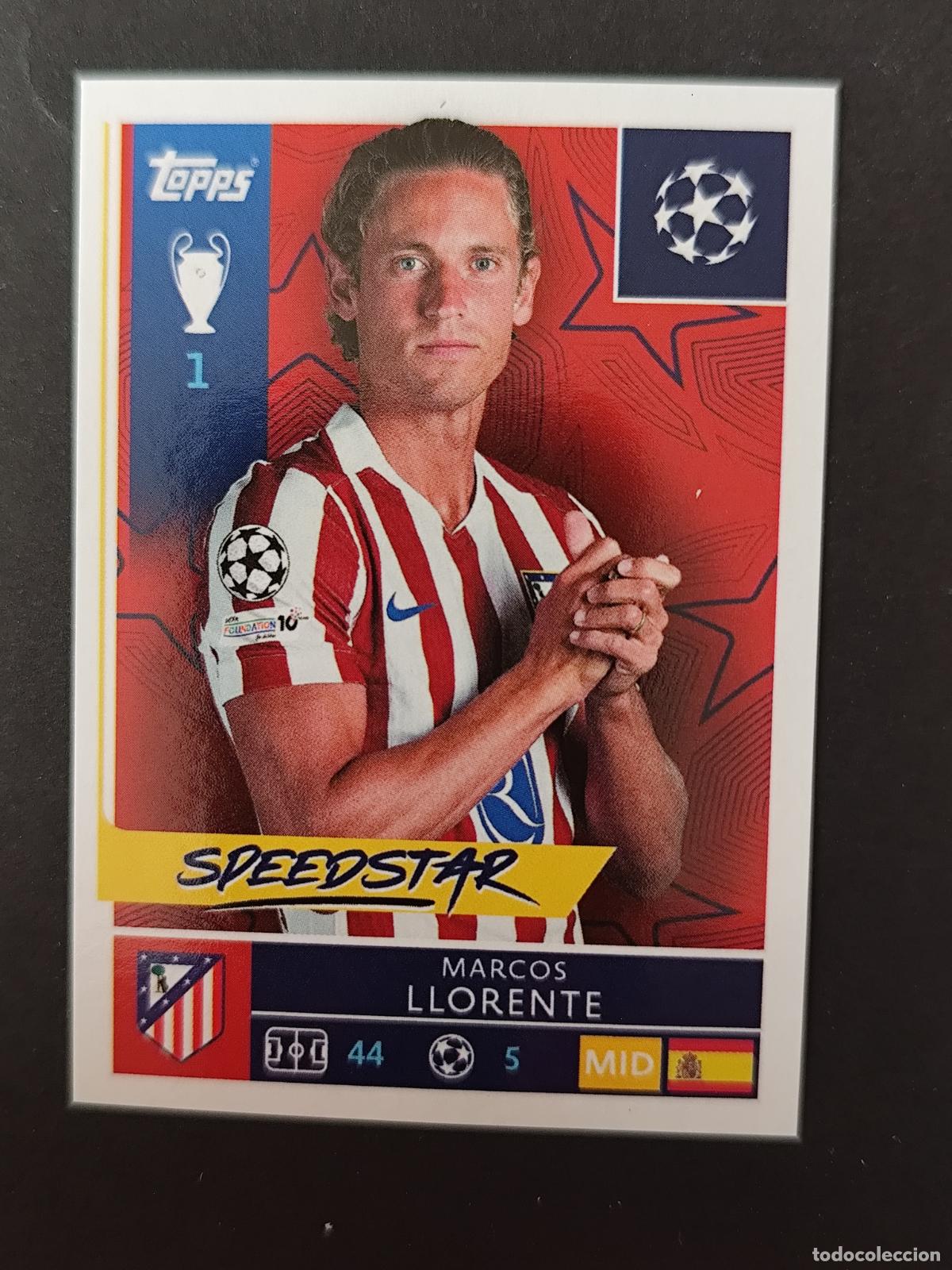 Fu&szlig;ball-Sticker: 120 MARCOS LLORENTE ATL&Eacute;TICO DE MADRID STICKER CHAMPIONS LEAGUE 2025 2026 25 26 TOPPS