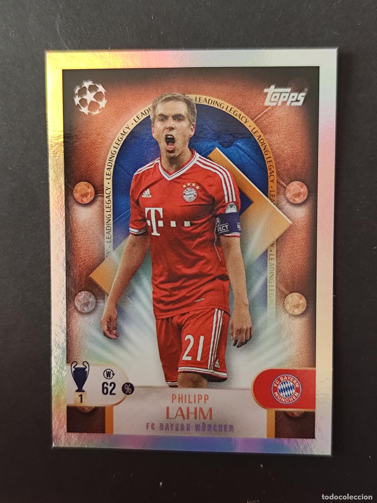 Cromos de Futebol: 276 PHILIPP LAHM LEADING LEGACY BAYERN MUNICH M&Uuml;NCHEN STICKER CHAMPIONS LEAGUE 2025 2026 25 26 TOPPS