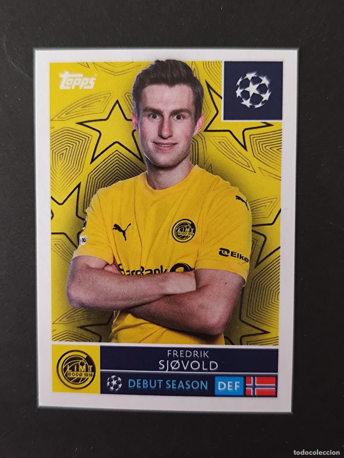 Football Stickers: 520 FREDRIK SJOVOLD BOD&Oslash; GLIMT STICKER CHAMPIONS LEAGUE 2025 2026 25 26 TOPPS