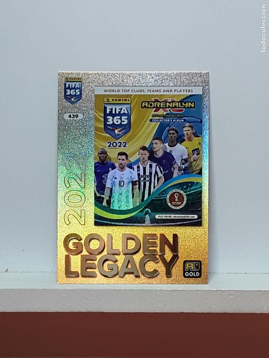 Cromos de F&uacute;tbol: FIFA 365 ADRENALYN 2024 2025 24 25 ALBUM PANINI LIGA N 439 GOLDEN LEGACY LIONEL MESSI ERLING HAALAND