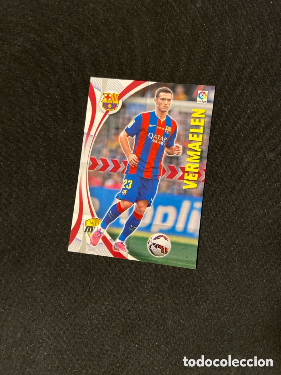 Fu&szlig;ball-Sticker: VERMAELEN 63 (BARCELONA) PANINI MEGACRACKS 2015-2016 15 16 CROMO CARTA M-2