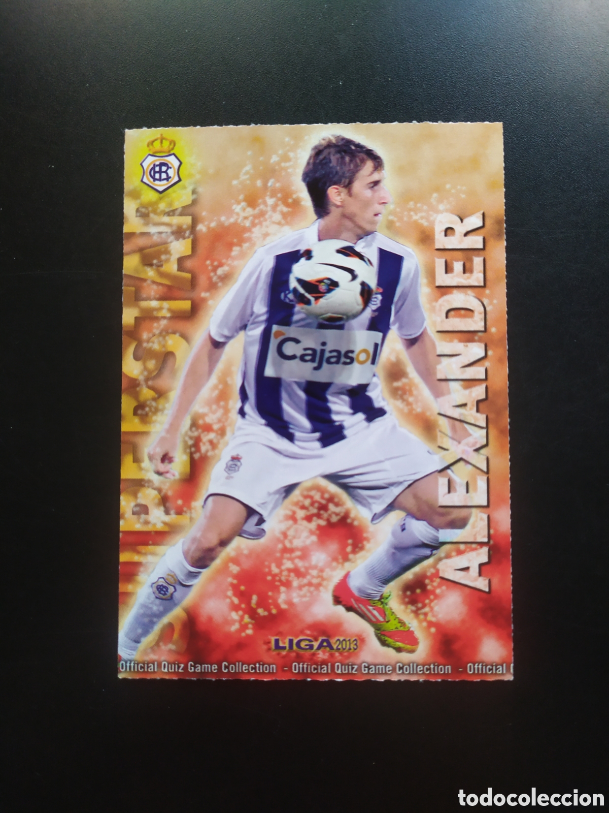 Cartes &agrave; collectionner de Football: Mundicromo fichas Liga 2012 2013 12 13 Alexander superstar mate n&deg; 981 Recreativo Huelva