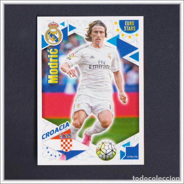 Cromos de F&uacute;tbol: COLECCI&Oacute;N OFICIAL REAL MADRID 2015 2016 15 16 PANINI MODRIC N&ordm; 163 ALBUM LIGA ESTE F&Uacute;TBOL