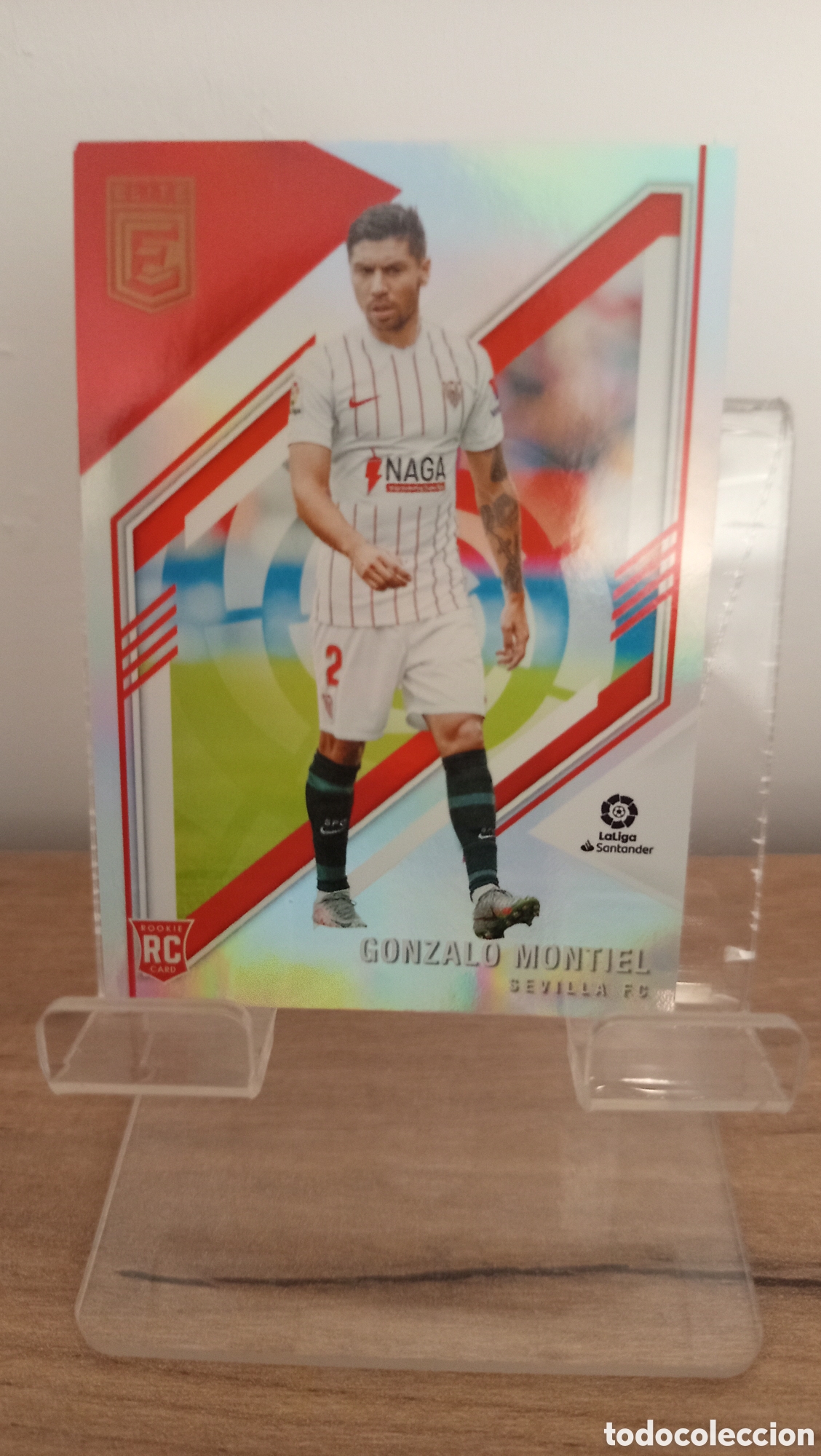 Cromos de F&uacute;tbol: ❇️ CROMO CARD ⚽ MONTIEL SEVILLA 196 2021 2022 21 22 PANINI DONRUSS ELITE LA LIGA ❇️
