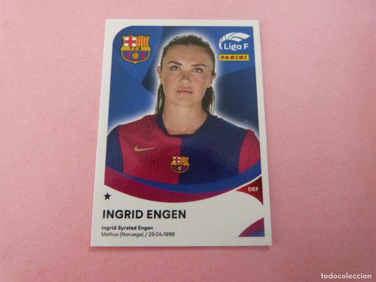 Cromos de f&uacute;tbol: CROMO DE FUTBOL INGRID ENGEN F.C. BARCELONA SIN PEGAR N&ordm; 48 LIGA FEMENINA 2024-2025/24-25 PANINI