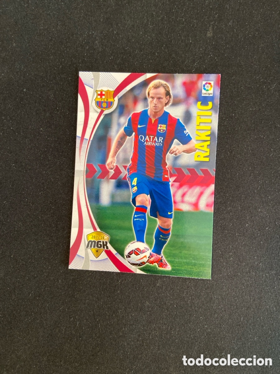 Fu&szlig;ball-Sticker: RAKITIC 68 (BARCELONA) PANINI MEGACRACKS 2015-2016 15 16 CROMO CARTA M-2