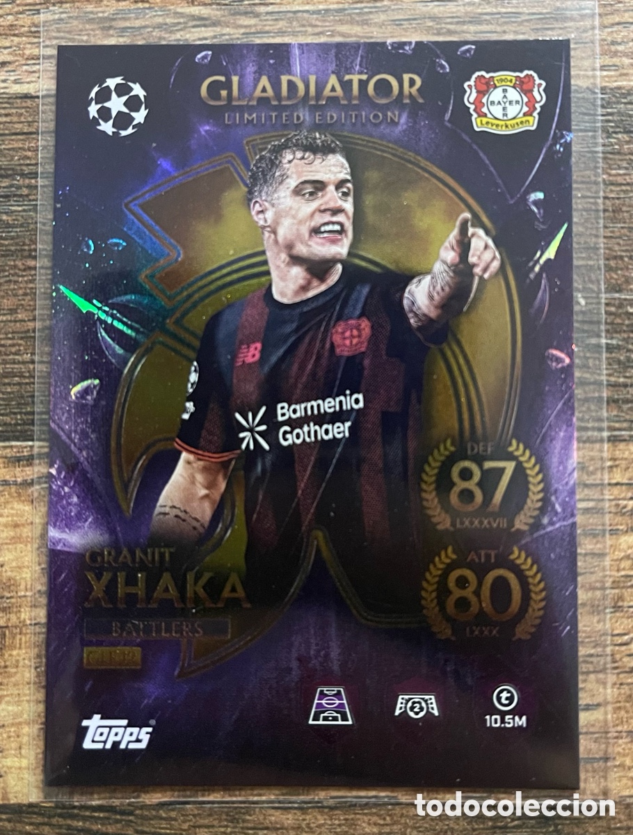 Football Stickers: Xhaka Gladiator Match Attax