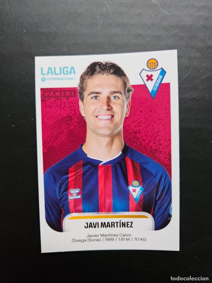 Figurine di Calcio: N&ordm; 203 JAVI MARTINEZ EIBAR LIGA HYPERMOTION ESTE 25 26 2025 2026 SIN PEGAR NUNCA PEGADO