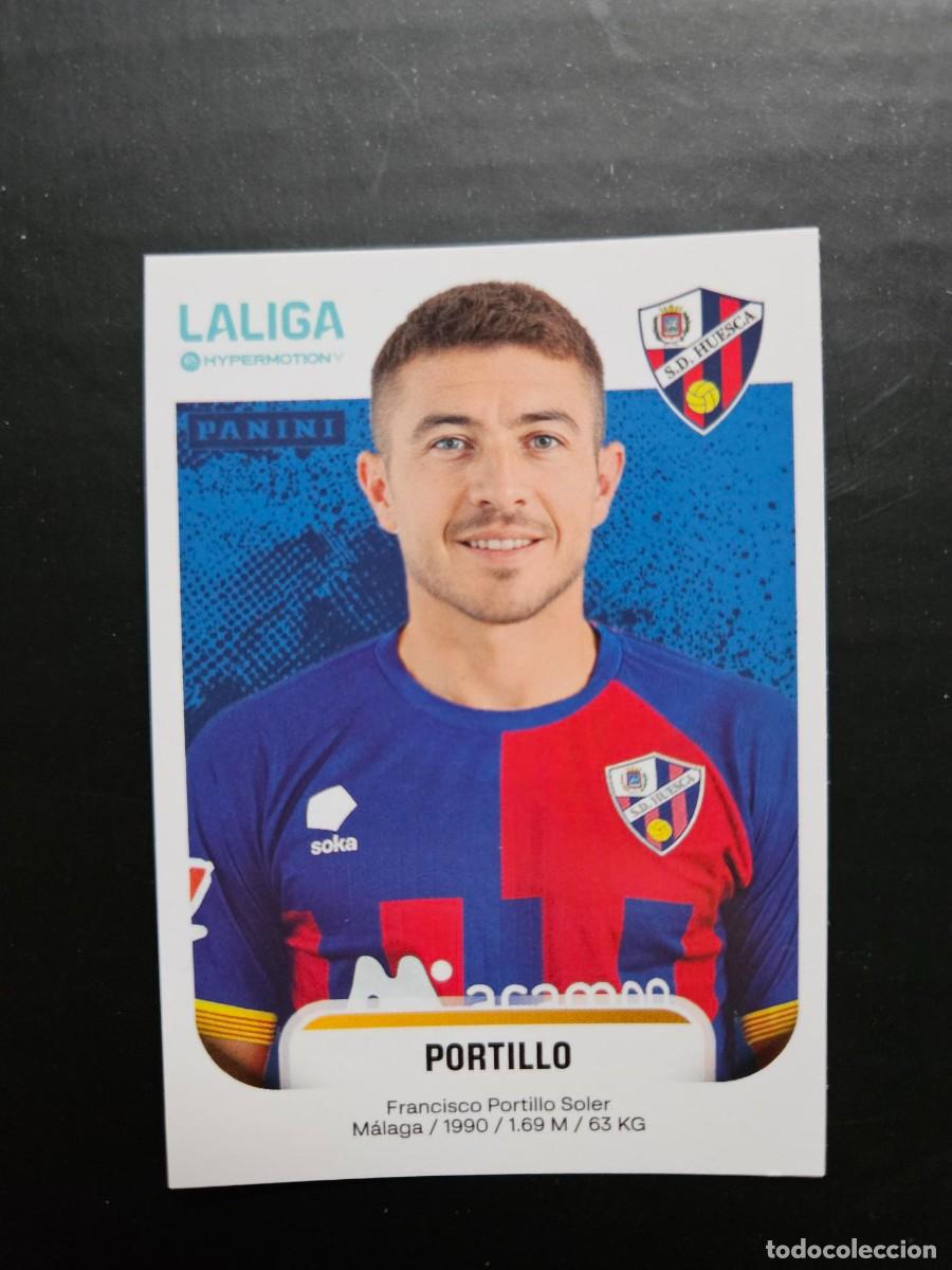 Figurine di Calcio: N&ordm; 243 PORTILLO HUESCA LIGA HYPERMOTION ESTE 25 26 2025 2026 SIN PEGAR NUNCA PEGADO