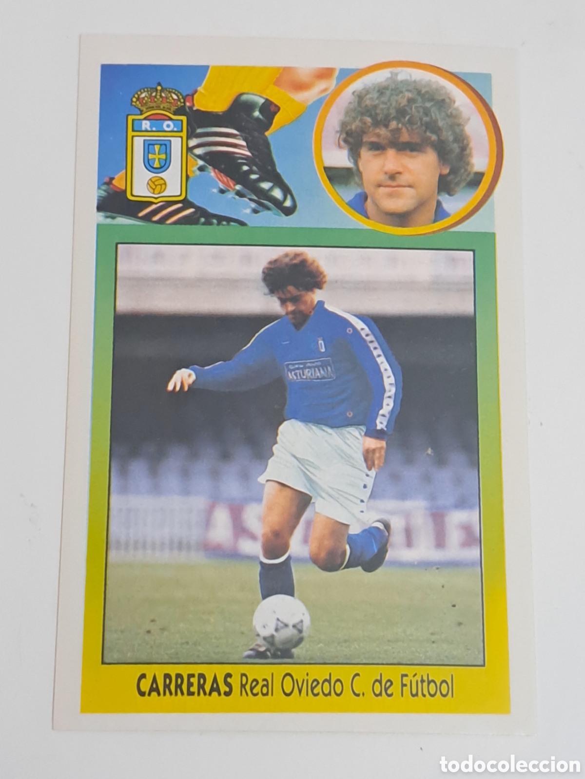 Cromos de F&uacute;tbol: CROMO LIGA 93-94 CARRERAS FICHAJE N&ordm; 24 REAL OVIEDO EDICIONES ESTE ADHESIVO NUNCA PEGADO
