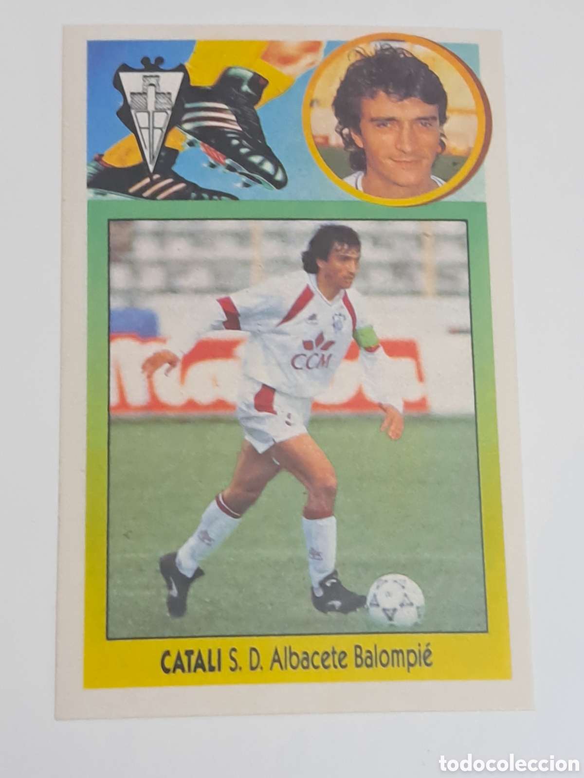 Cromos de F&uacute;tbol: CROMO LIGA 93-94 CATALI SD ALBACETE BAJA EDICIONES ESTE ADHESIVO NUNCA PEGADO