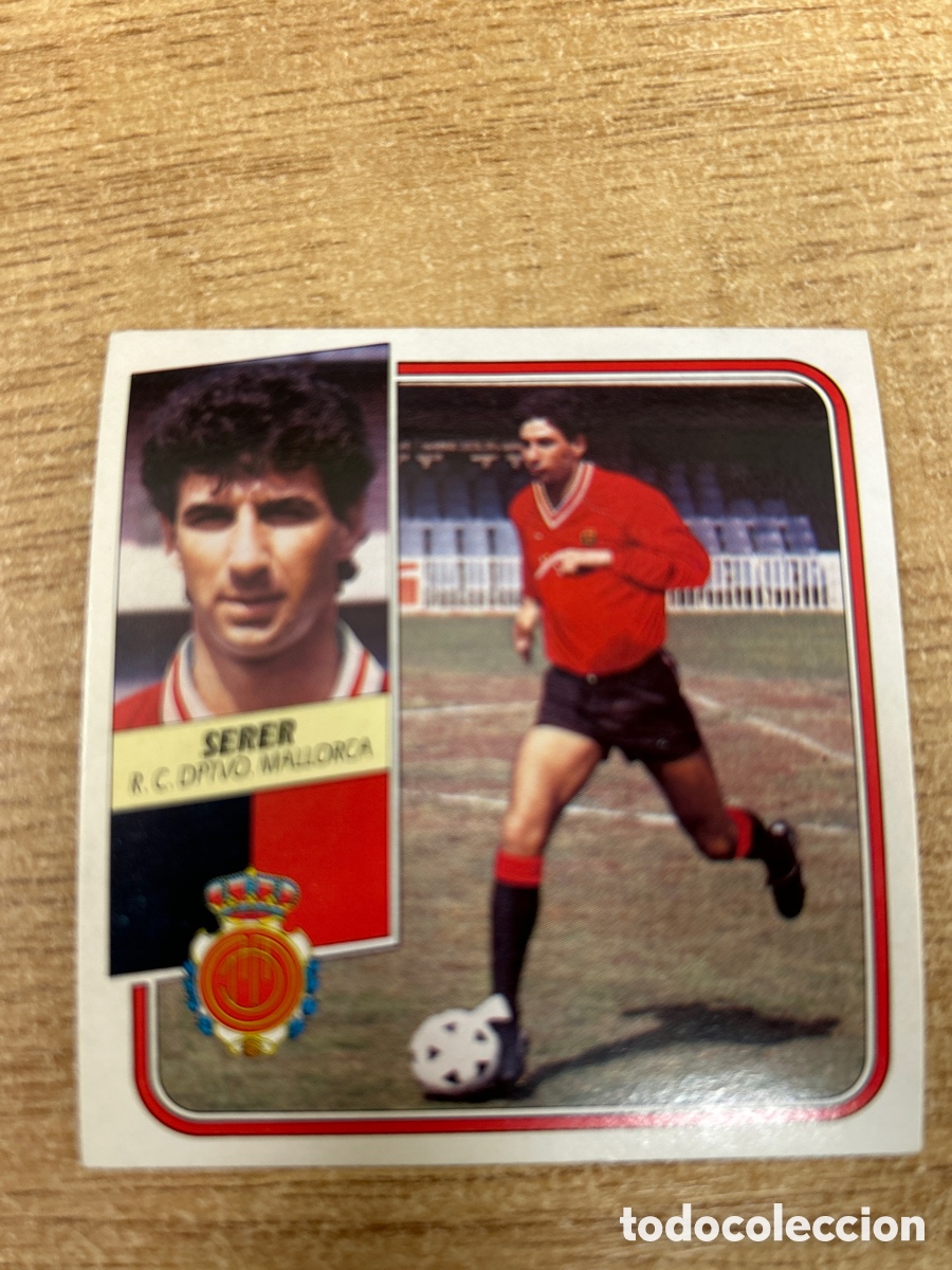 Cromos de F&uacute;tbol: SERER MALLORCA FICHAJE 33 LIGA ESTE 1989 1990 89 90 NUNCA PEGADO SIN PEGAR