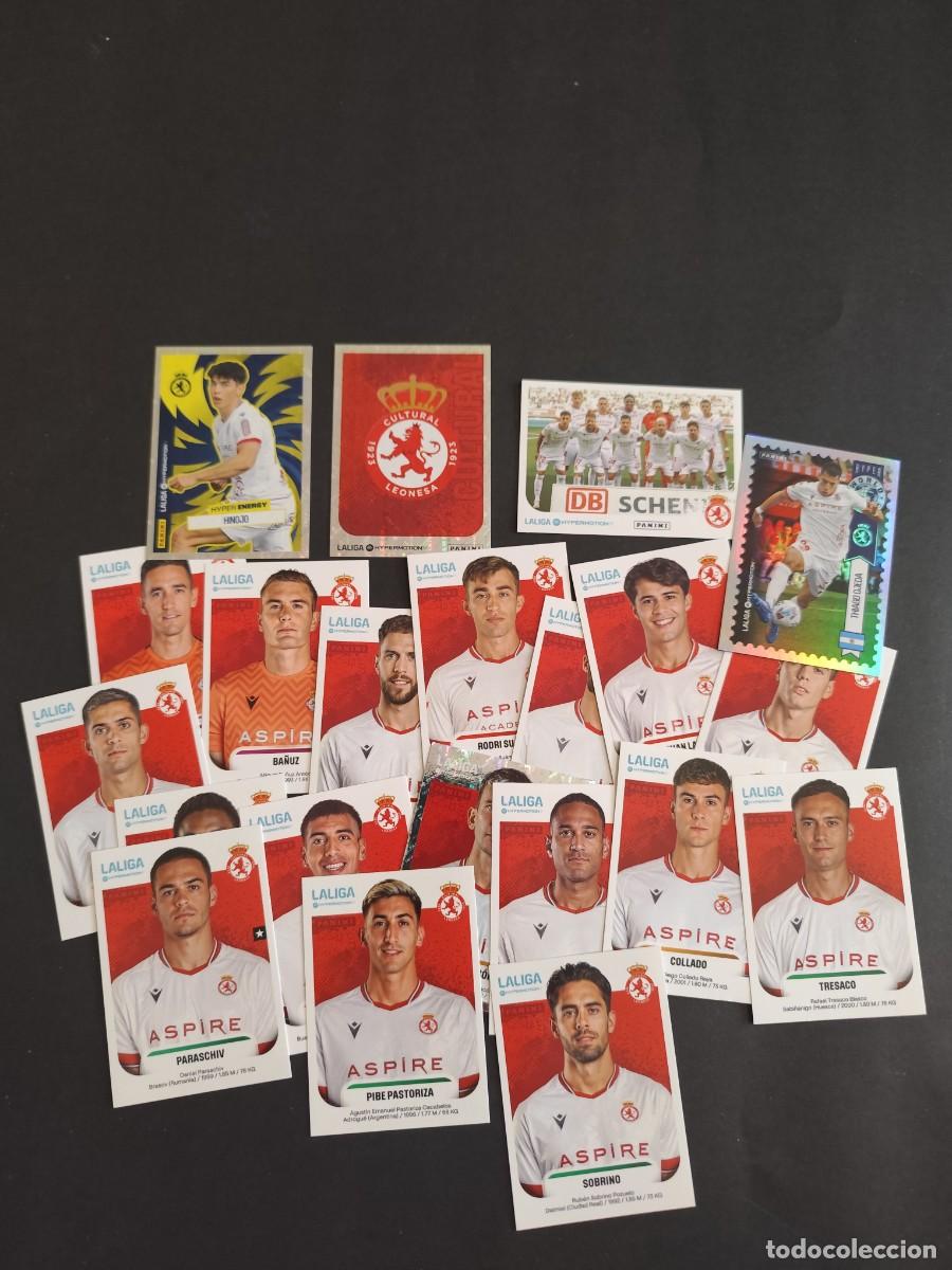 Fu&szlig;ball-Sticker: EQUIPO INCOMPLETO CULTURAL LEONESA HYPERMOTION 2&ordf; DIVISI&Oacute;N 2025 2026 25 26 (21/23 CROMOS)