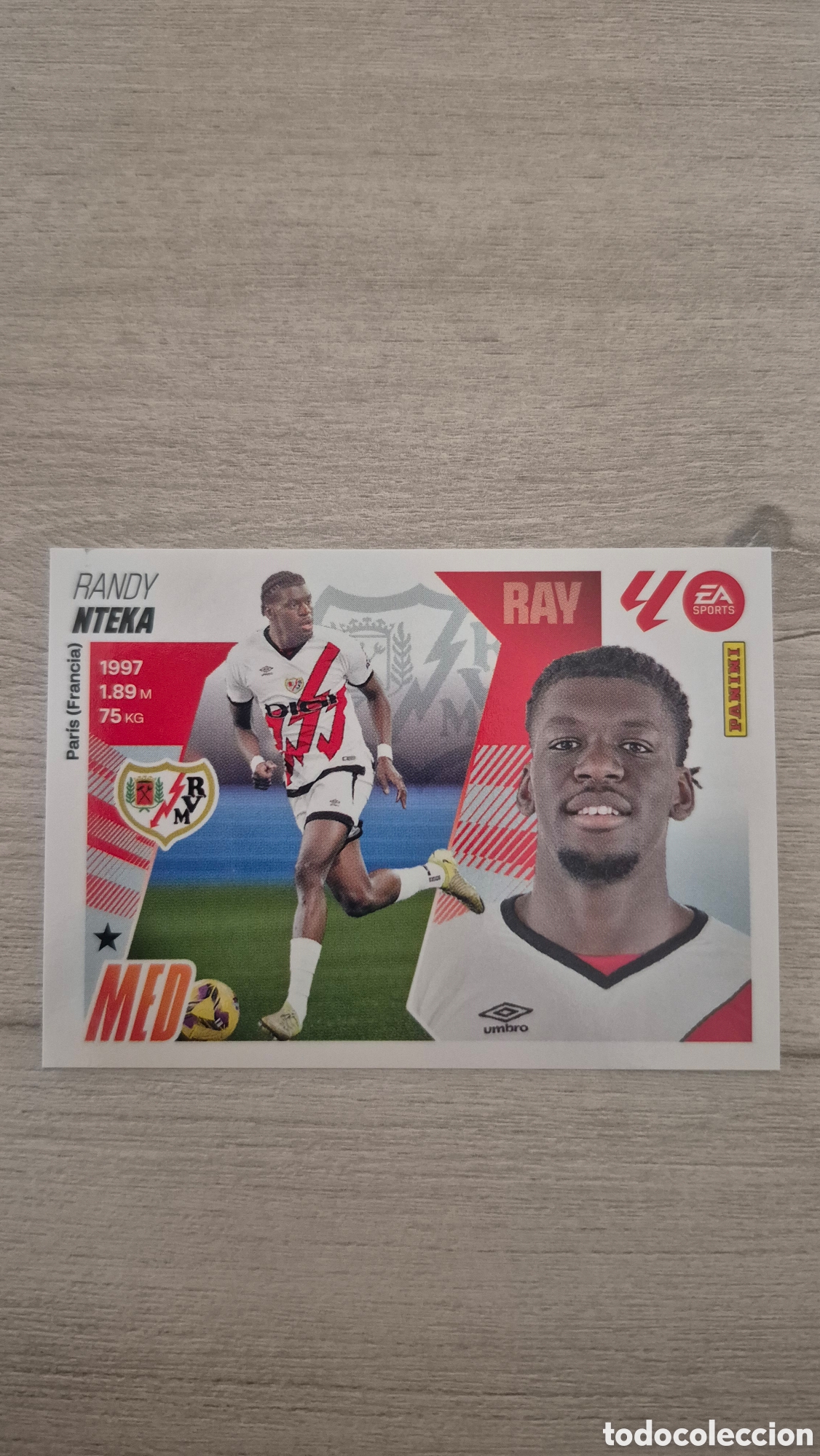 Fu&szlig;ball-Sticker: N&deg;15A Rayo Vallecano Nketa Liga Este 25/26
