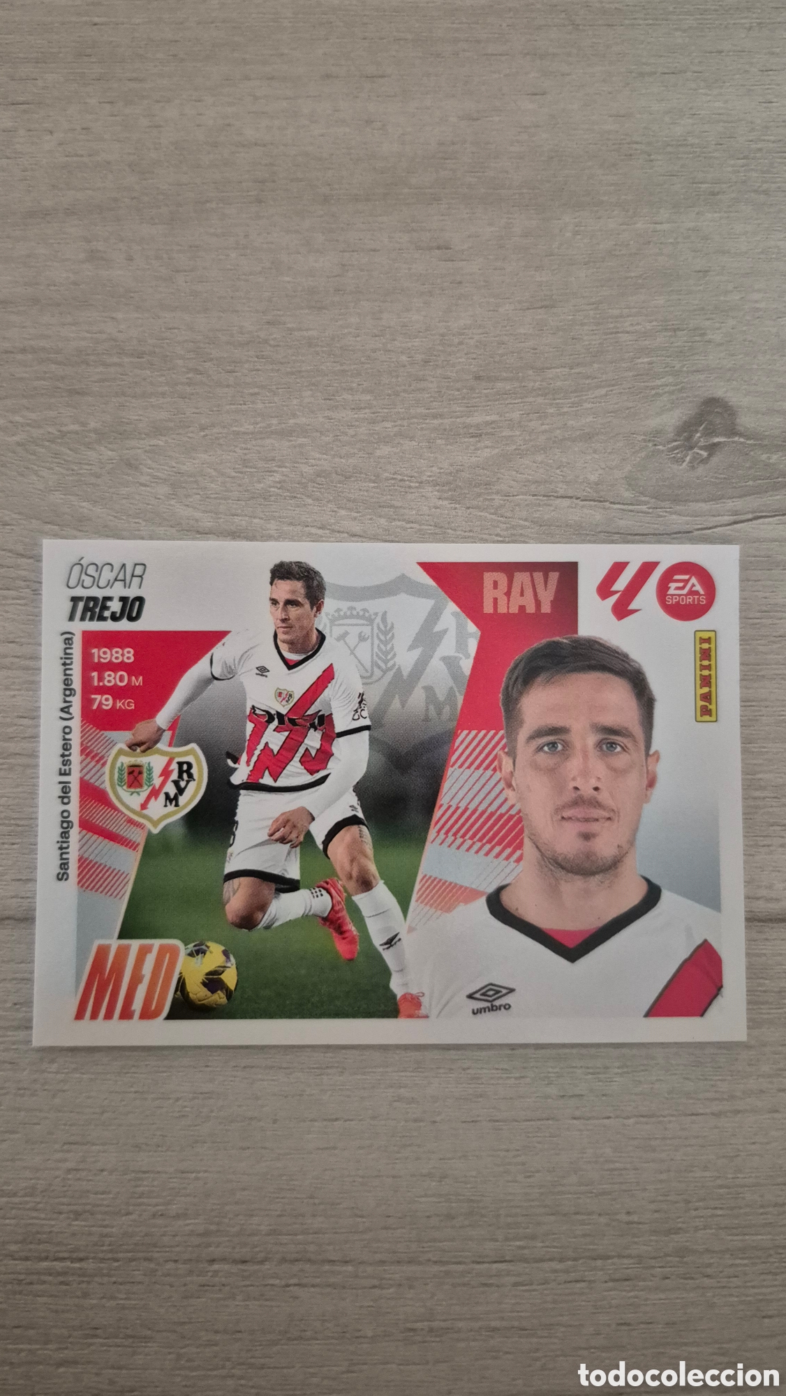 Figurine di Calcio: N&deg;15B Rayo Vallecano Trejo Liga Este 25/26