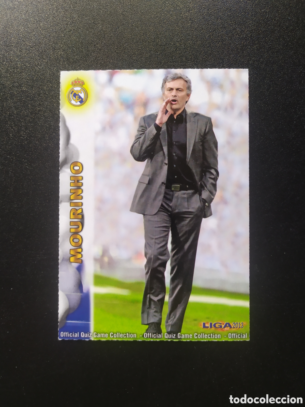 Cromos de F&uacute;tbol: Mundicromo fichas Liga 2012 2013 12 13 Mourinho n&deg; 3 Real Madrid