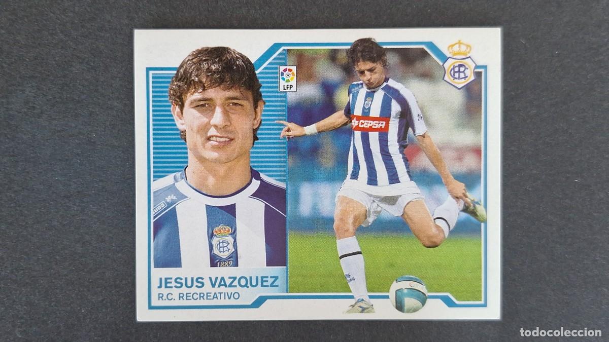 Cromos de Futebol: L3 JESUS VAZQUEZ RECREATIVO DE HUELVA LIGA ESTE 2007 2008 07 08 NUNCA PEGADO SIN PEGAR