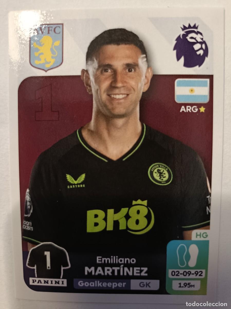 Cromos de f&uacute;tbol: #82 EMILIANO MARTINEZ ASTON VILLA F.C. PREMIER LEAGUE 23/24 STICKER PANINI