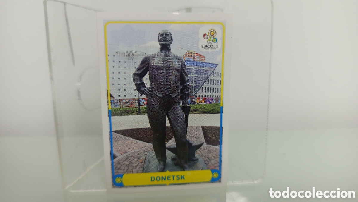 Cromos de F&uacute;tbol: ❇️ CROMO STICKER ⚽ SEDE DONETSK 18 EUROCOPA EURO 2012 POLONIA UCRANIA UCRANIA SIN PEGAR ❇️