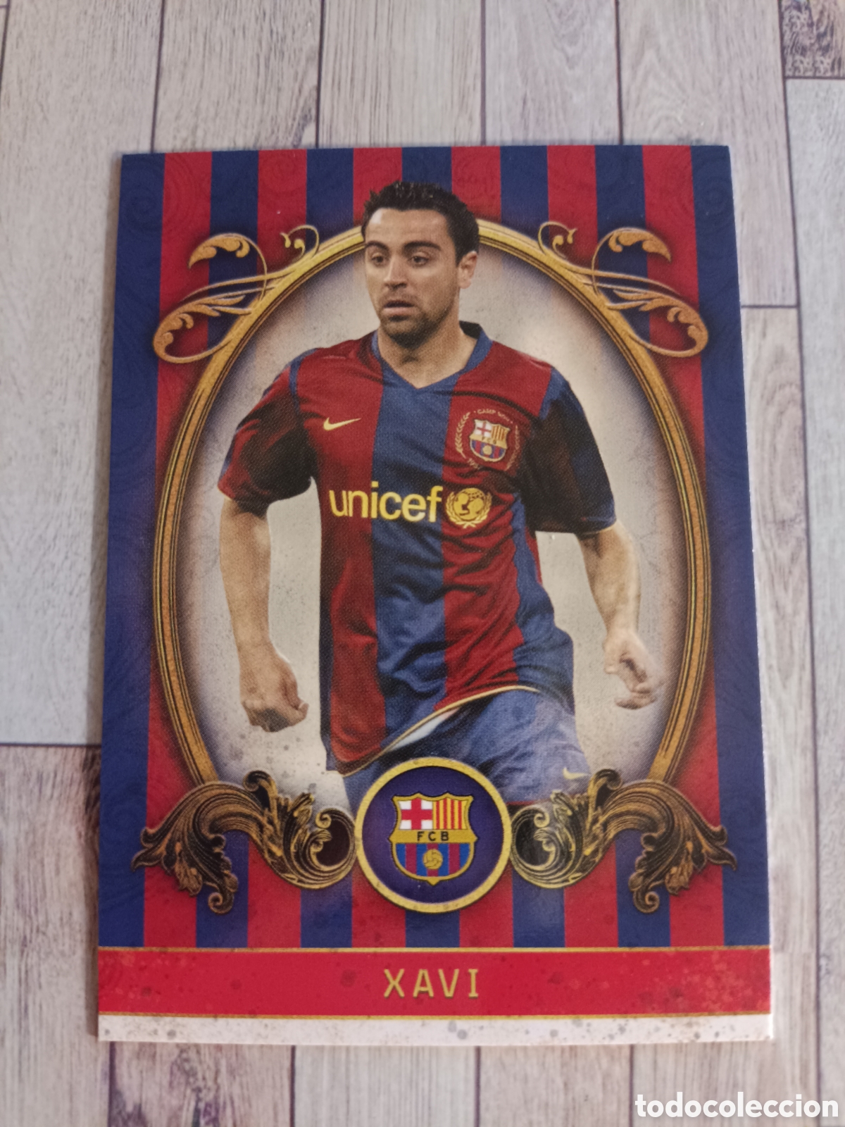 Cartes &agrave; collectionner de Football: VB-9 XAVI VINTAGE BARCELONA TEAM SET 2034 2024 TOPPS 23 24