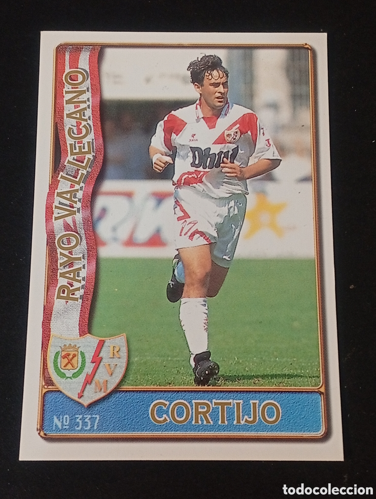 Fu&szlig;ball-Sticker: 337 CORTIJO RAYO VALLECANO MUNDICROMO 1996 1997 96 97 CROMOS CARDS PANINI MEGACRACKS TOPPS MATCH